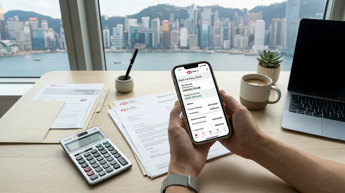 汇丰账户免管理费技巧